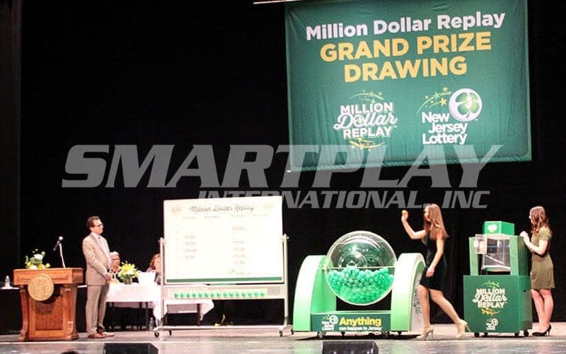 NJ Million Dollar Replay drawing drum