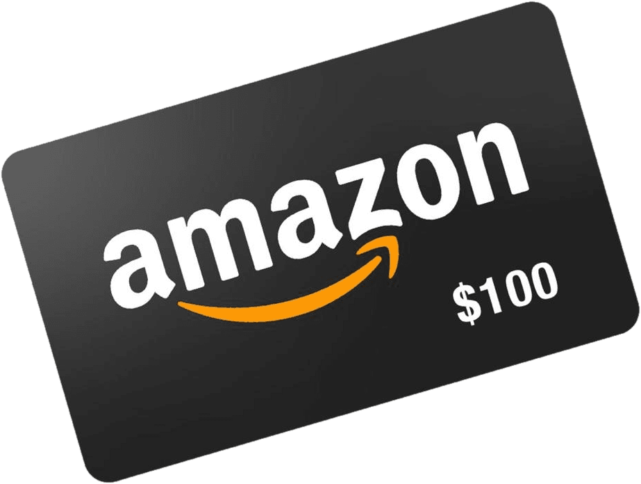 Three $100 Amazon gift cards