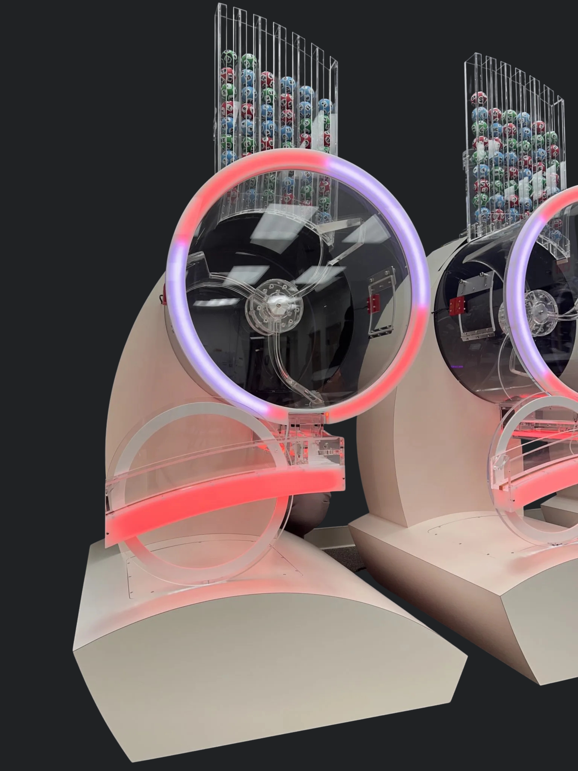 Magnum gravity-mix lottery draw machine
