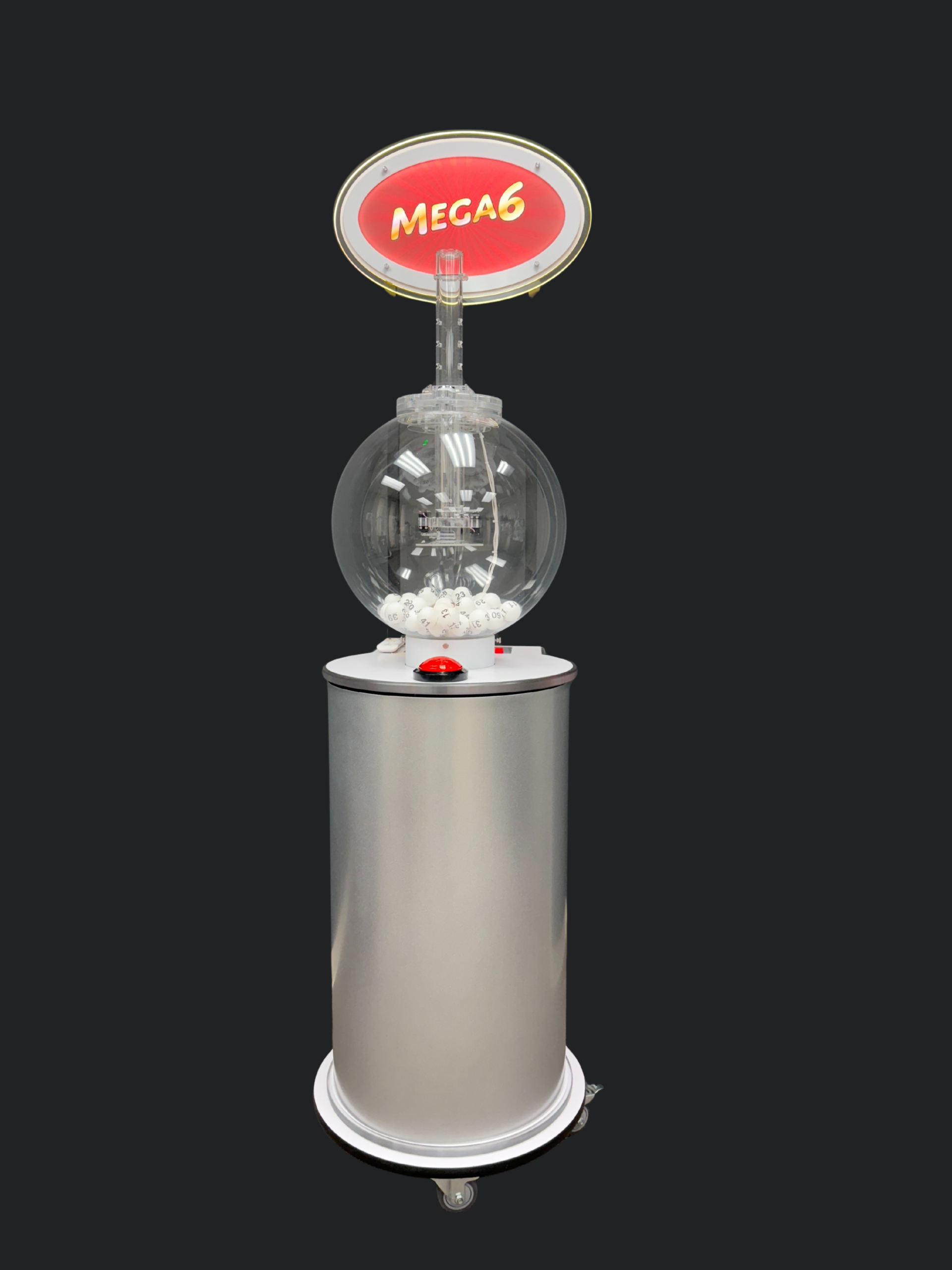 Mega 6 air-mix promotional draw machine